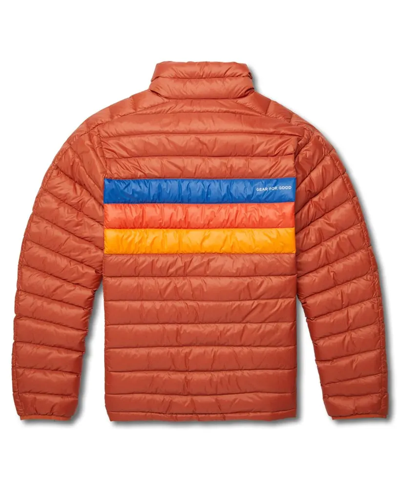 Fuego Down Pullover - Spice Stripes