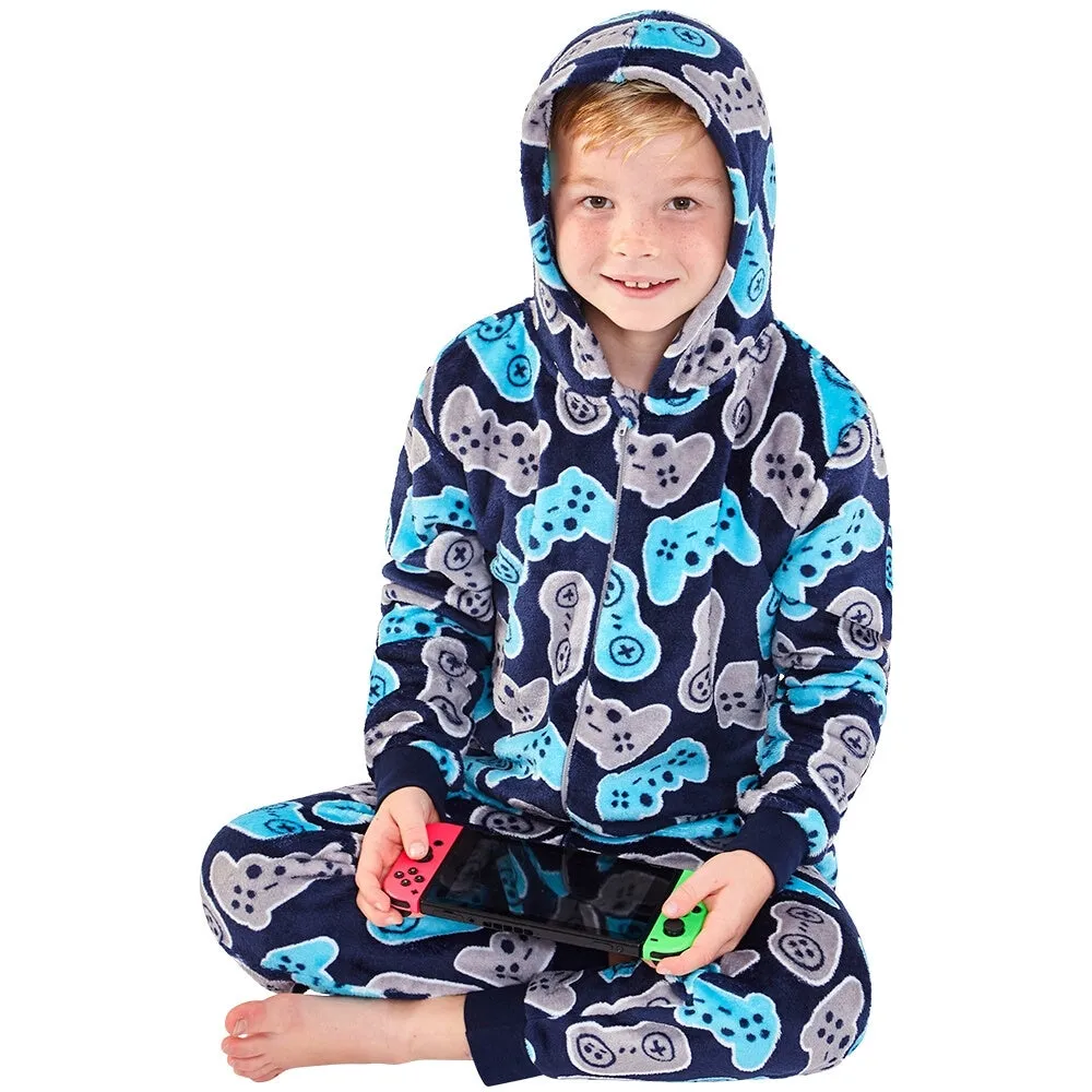 Gaming Console Fleece Onesie