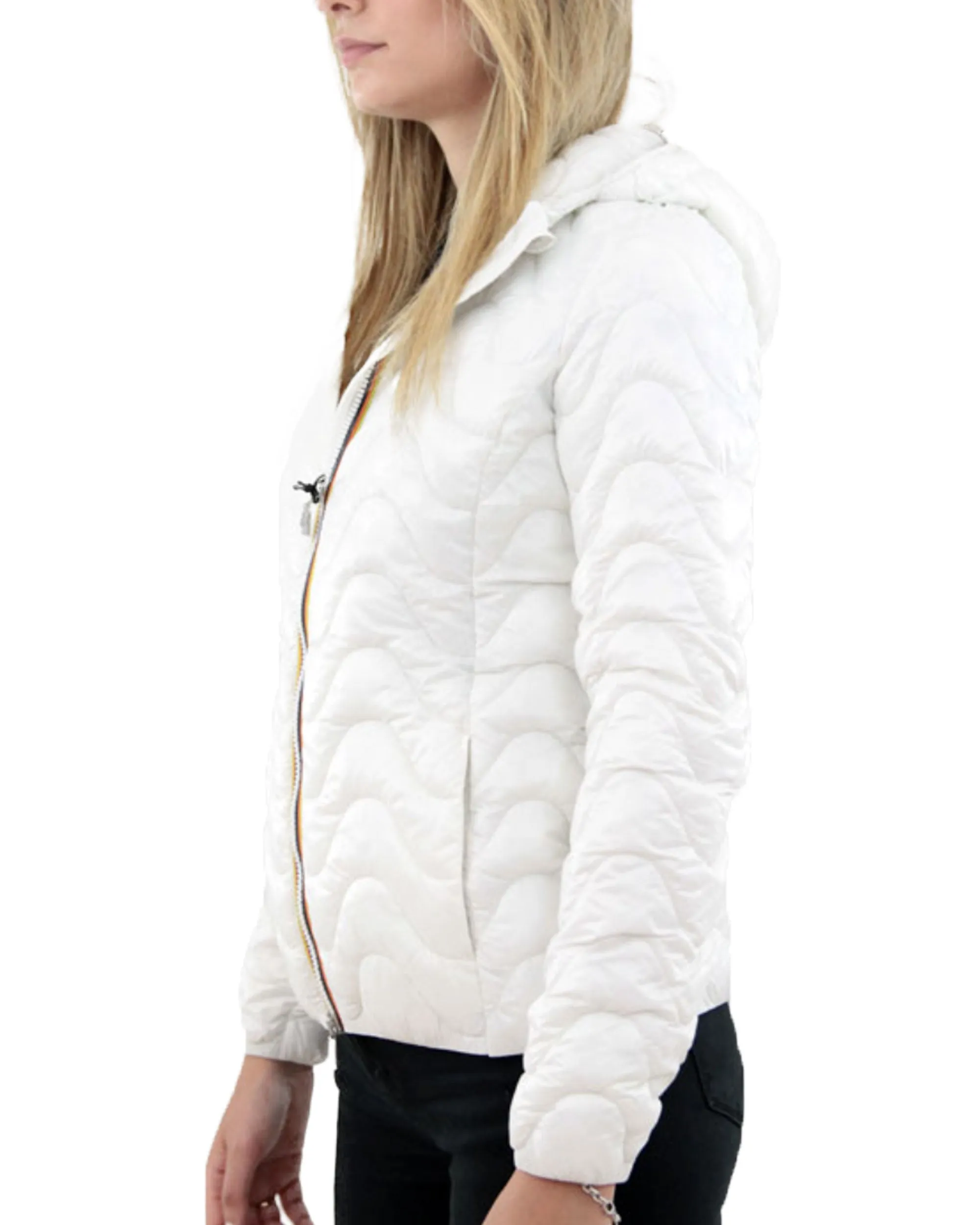 Giacca Donna K-Way Lily Eco Warm Bianco