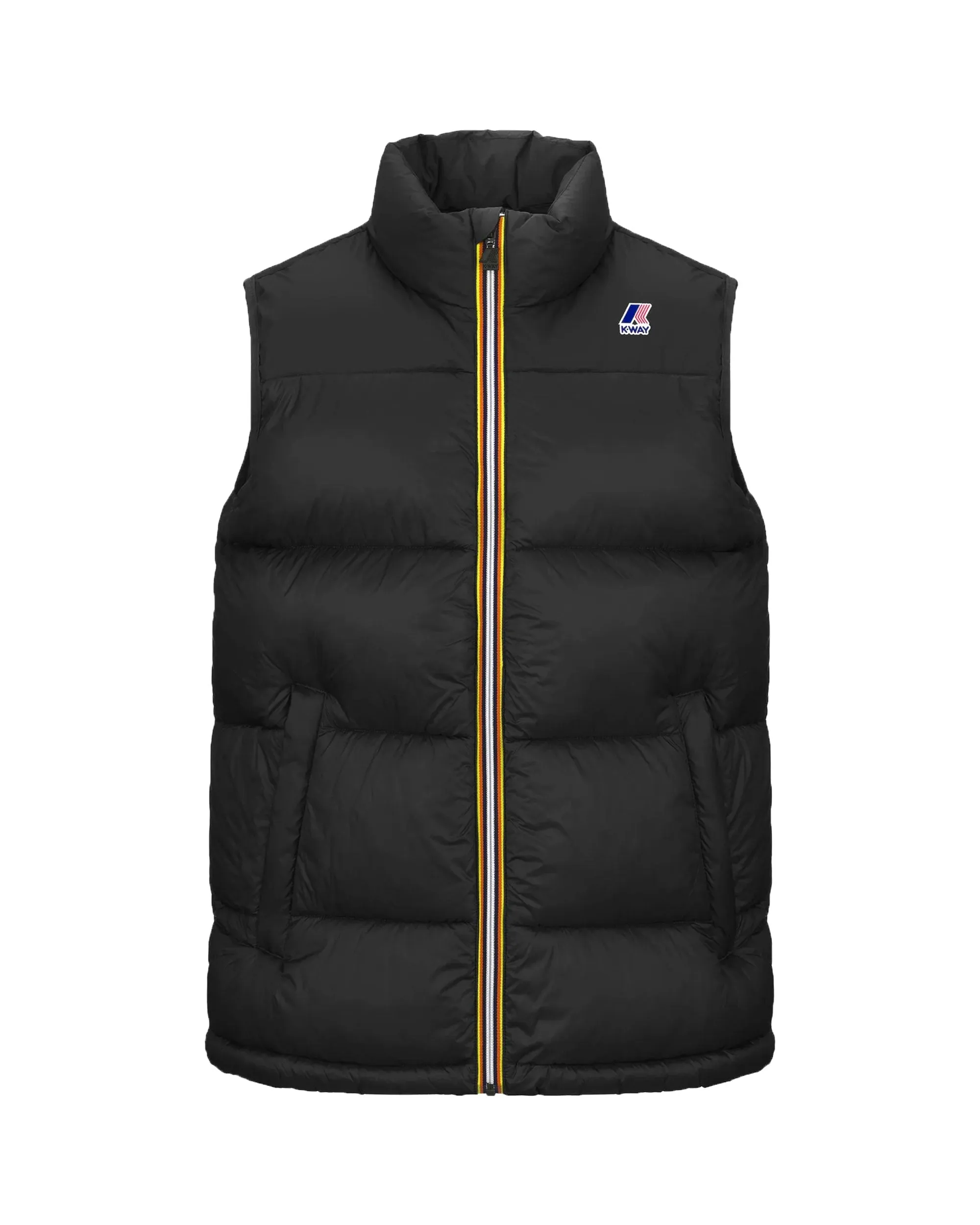 Giacca Gilet Uomo K-Way Le Vrai 3.0 Rouland Heavy Warm Nero