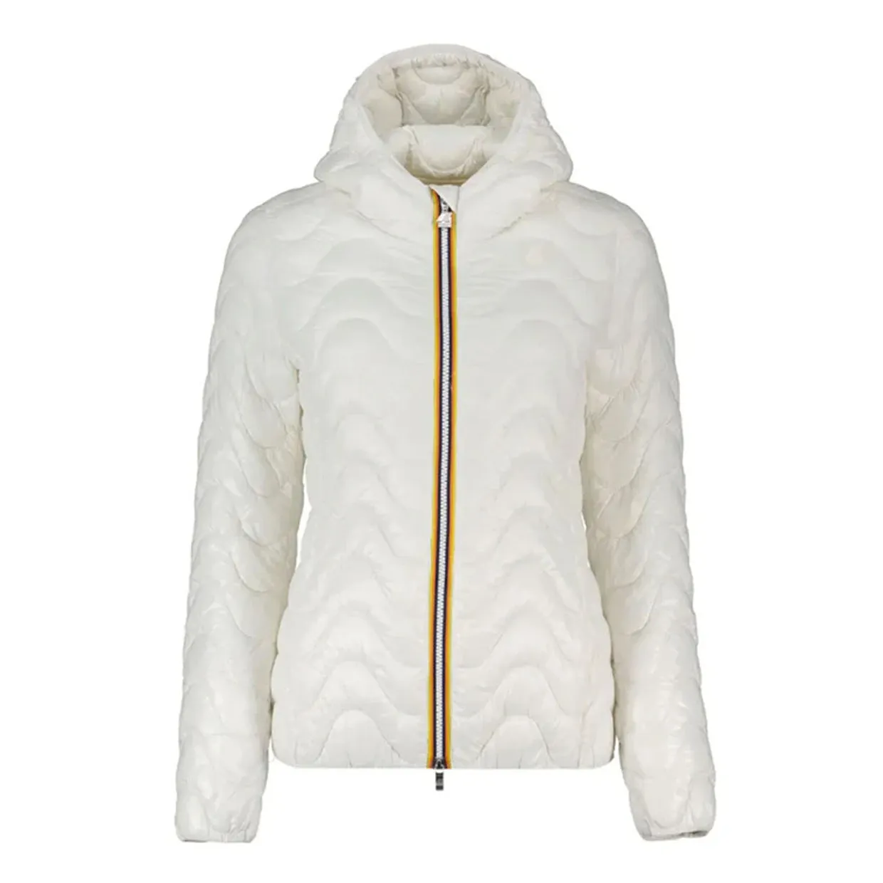 Giubbino Donna K-Way Lily Quilted Warm Bianco