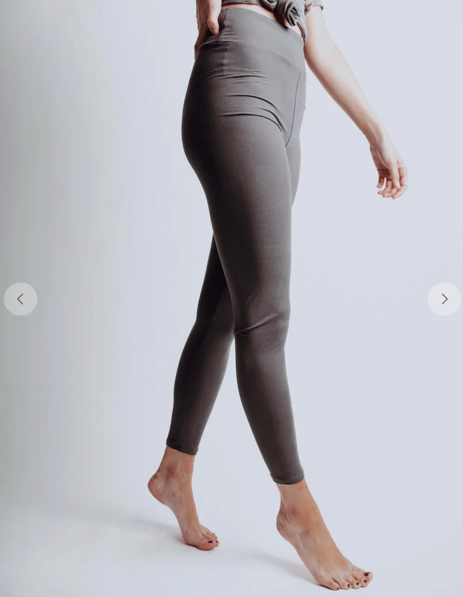 #H87 Charcoal Soft Leggings