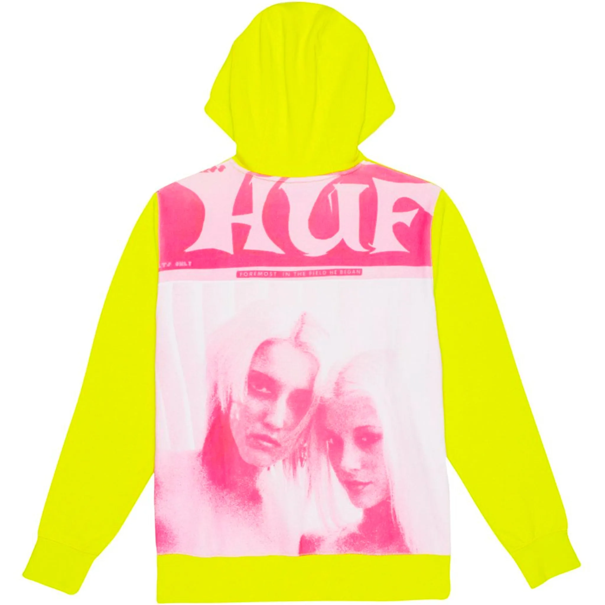 HUF Vivid Fleece Hoodie (Bio Lime)