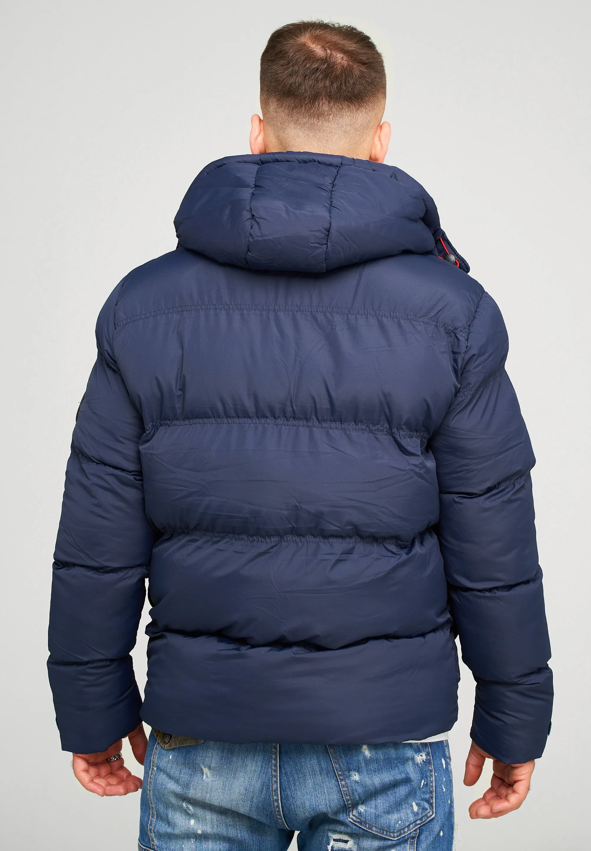 JACKET J18 NAVY-RED