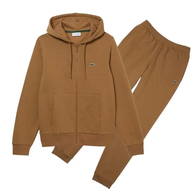 Lacoste Kangaroo Fleece Set (Brown)