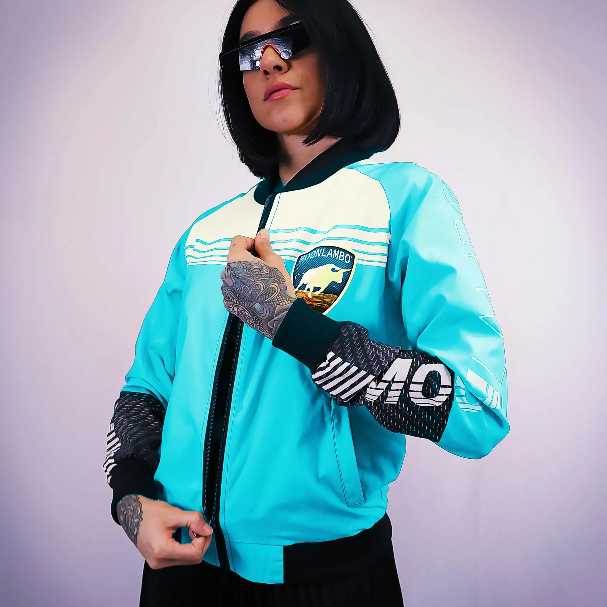 Ladies GT Bomber Jacket - Vapormint Medium