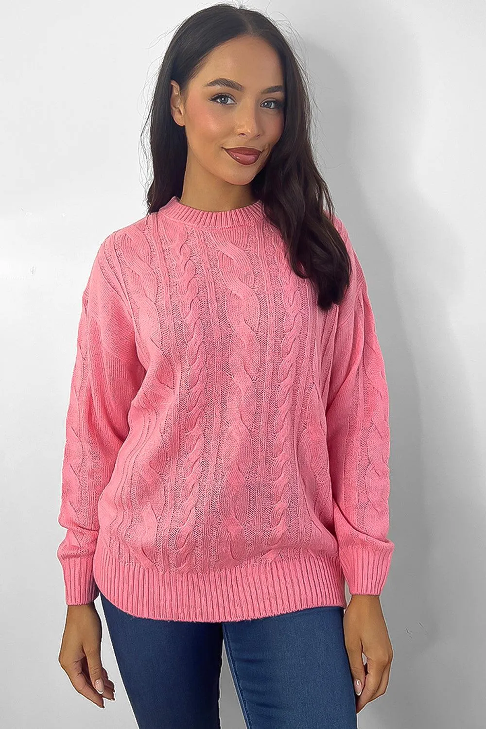 Large Twist Pattern Pullover