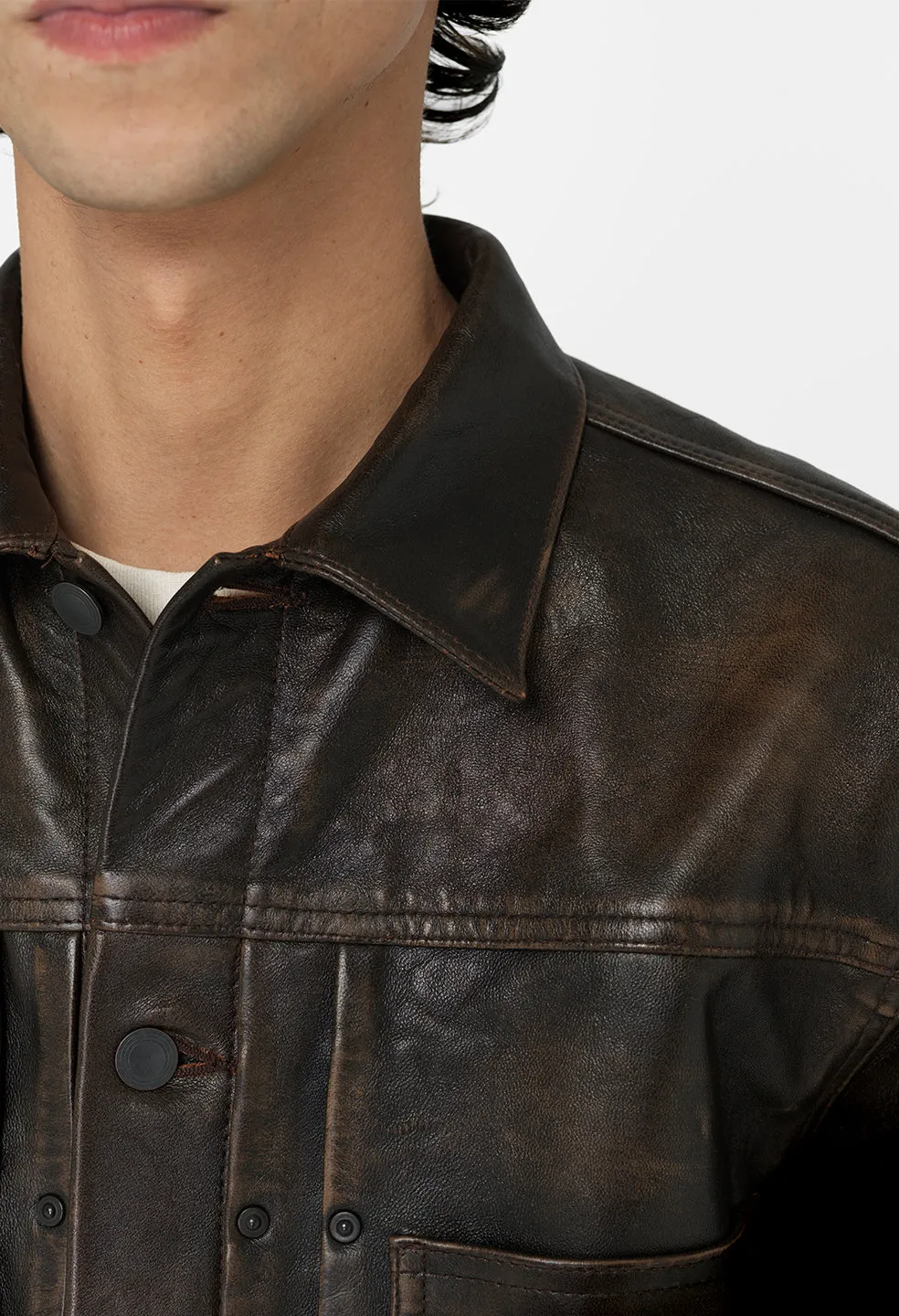 Leather Thumper Jacket Type II / Tobacco