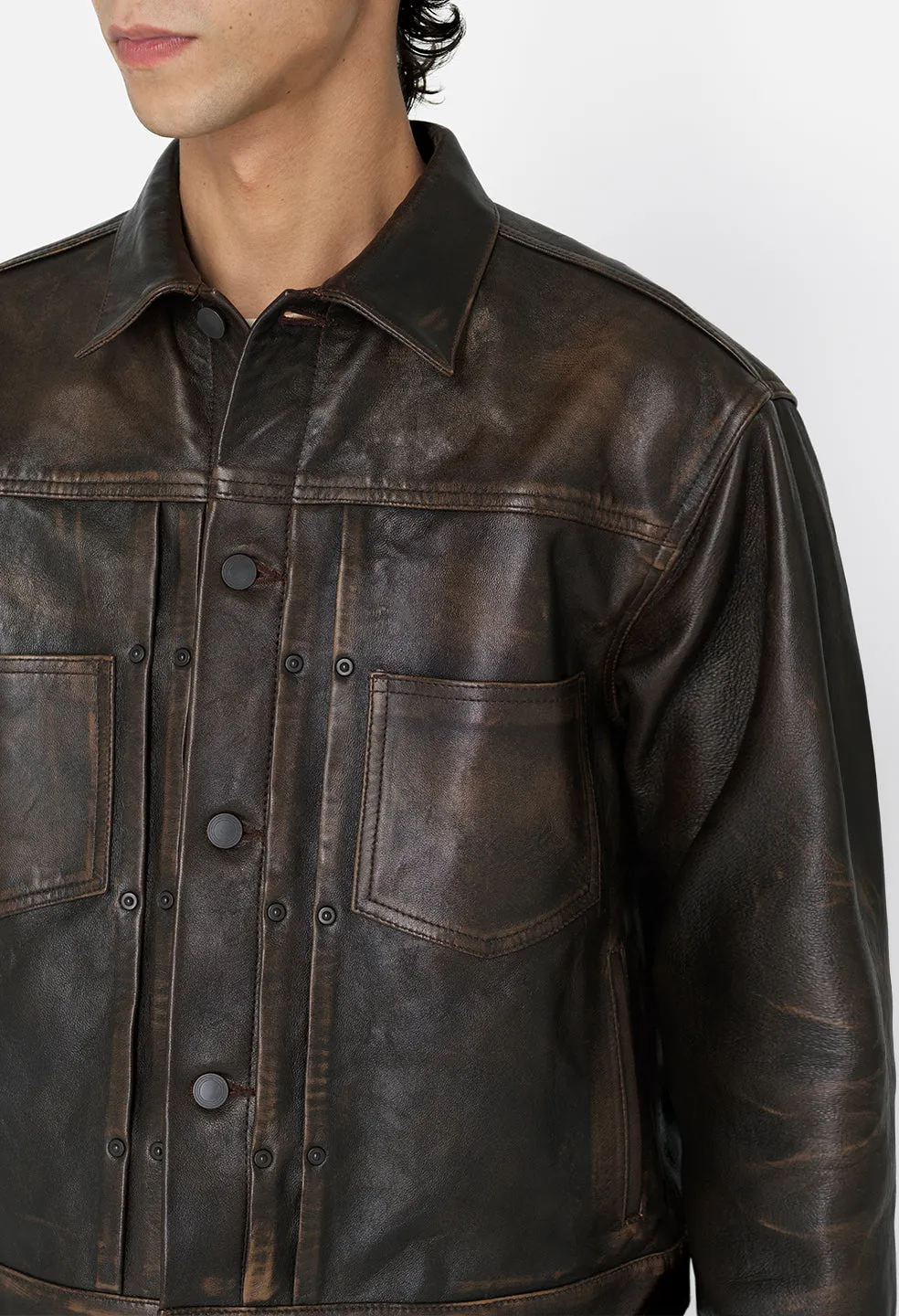 Leather Thumper Jacket Type II / Tobacco