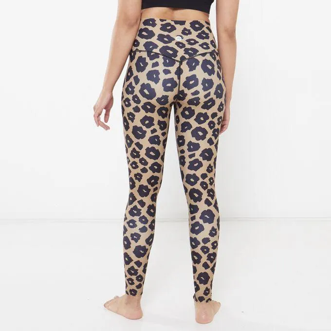 Leopard print Women's high-waisted leggings