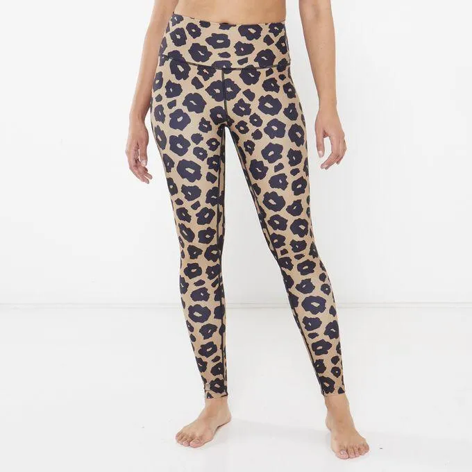 Leopard print Women's high-waisted leggings