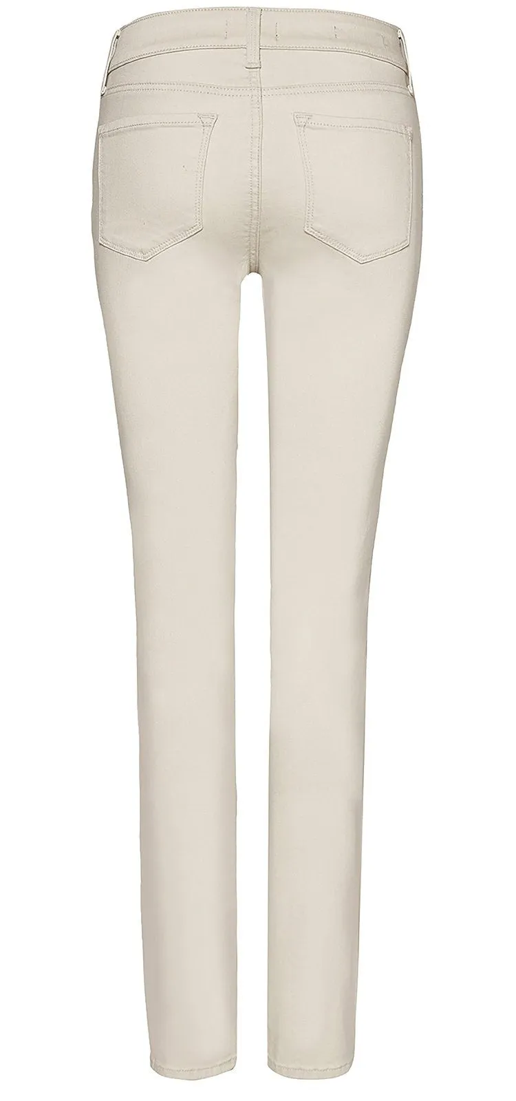 Marilyn Straight Jeans Beige Premium Denim | Feather