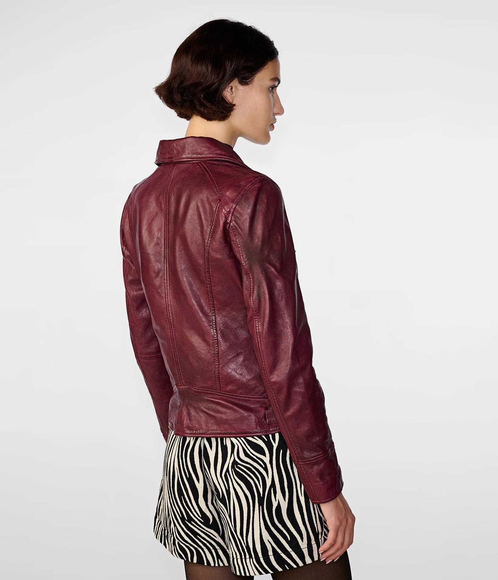 Marissa Moto Jacket Asymmetric