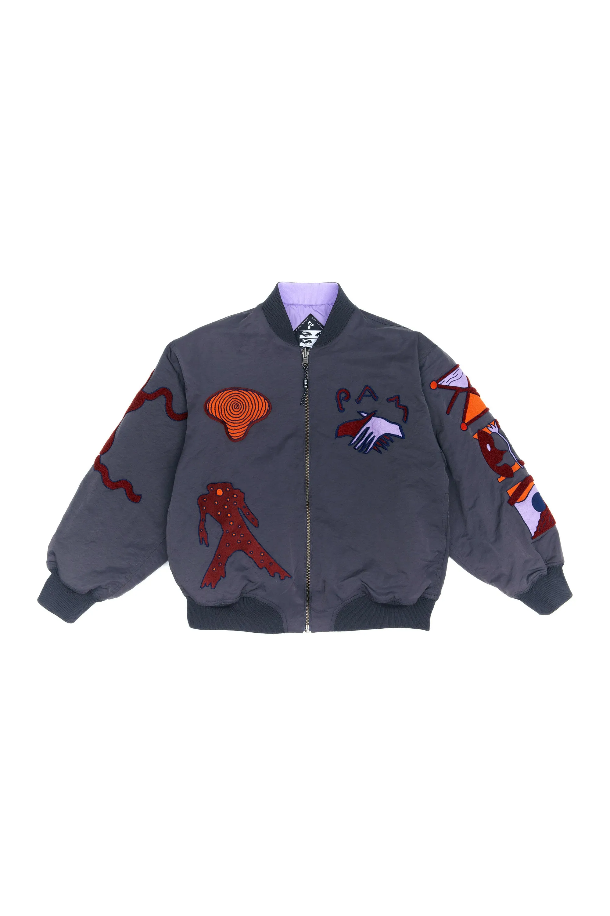 MARKINGS (SUSUMU MUKAI) REVERSIBLE BOMBER JACKET