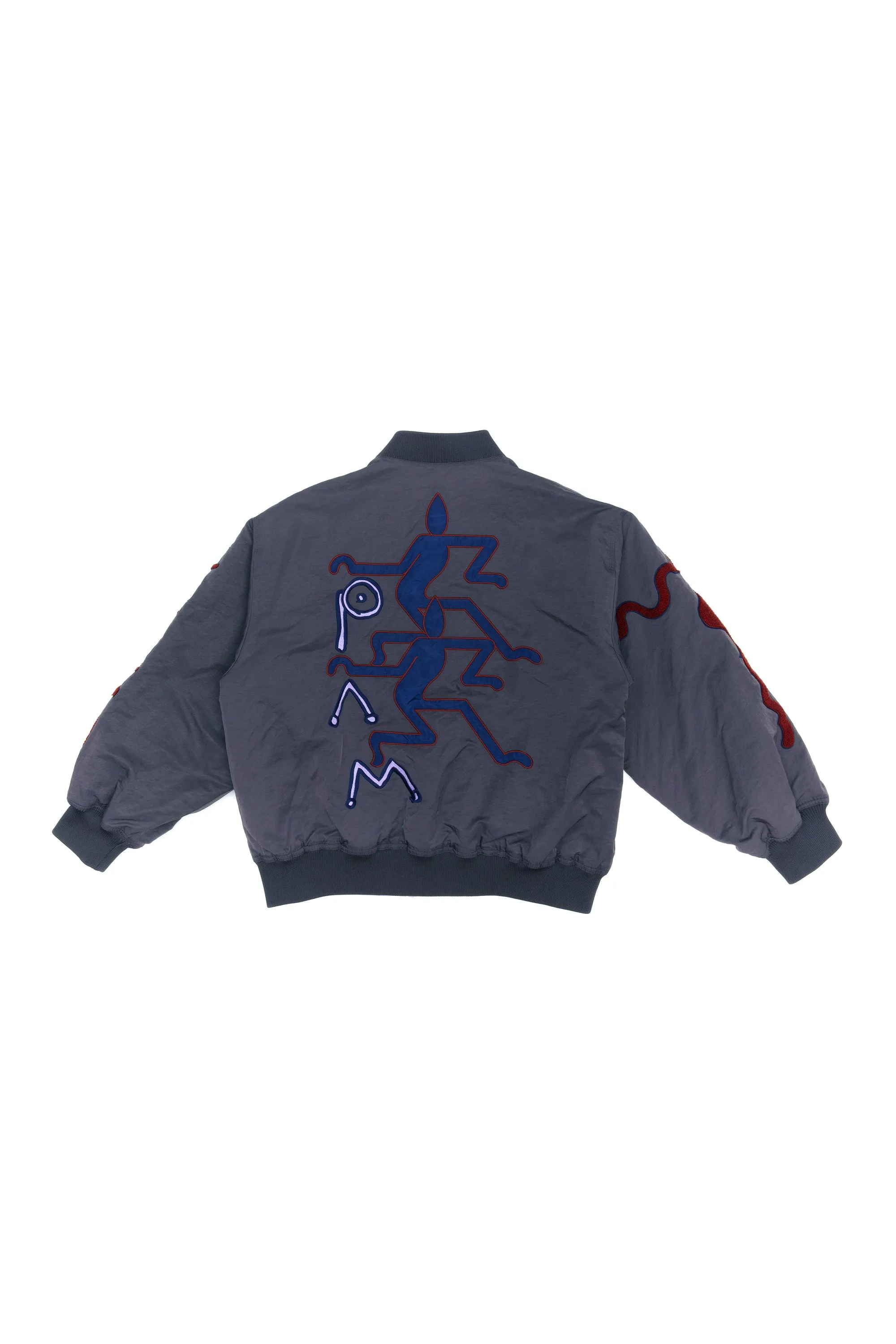 MARKINGS (SUSUMU MUKAI) REVERSIBLE BOMBER JACKET