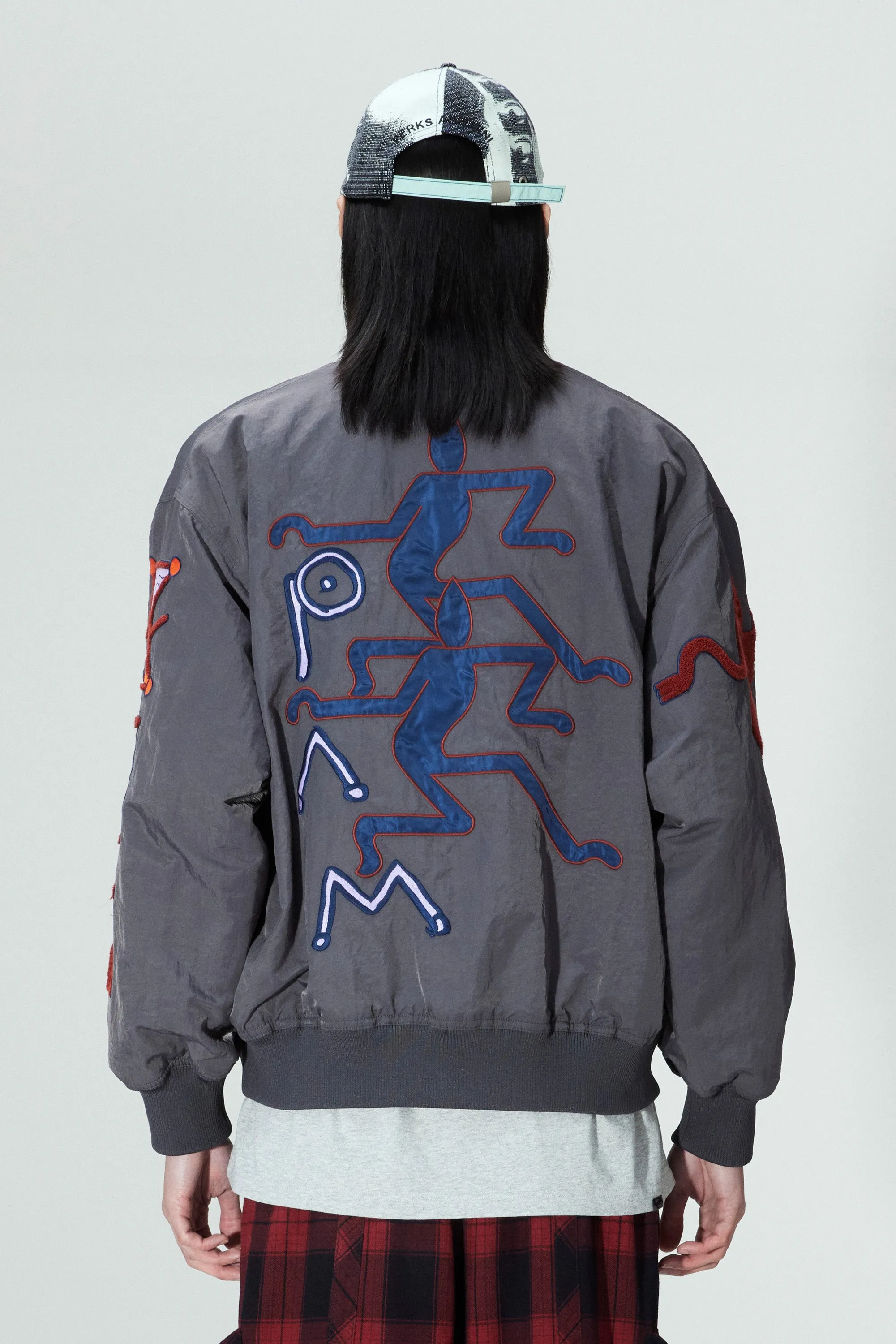 MARKINGS (SUSUMU MUKAI) REVERSIBLE BOMBER JACKET