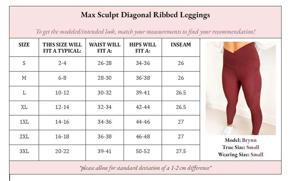 Max Sculpt Leggings - Pink