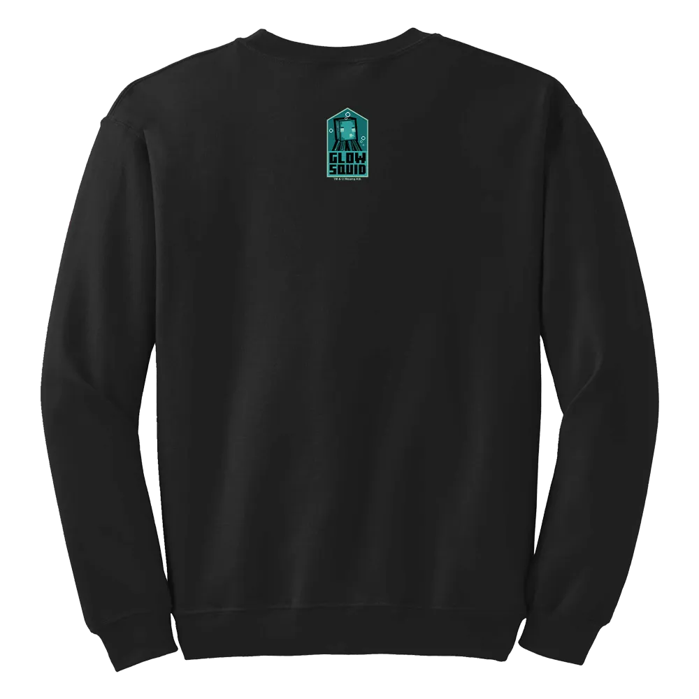 Minecraft Glow Squid Fleece Crewneck Sweatshirt