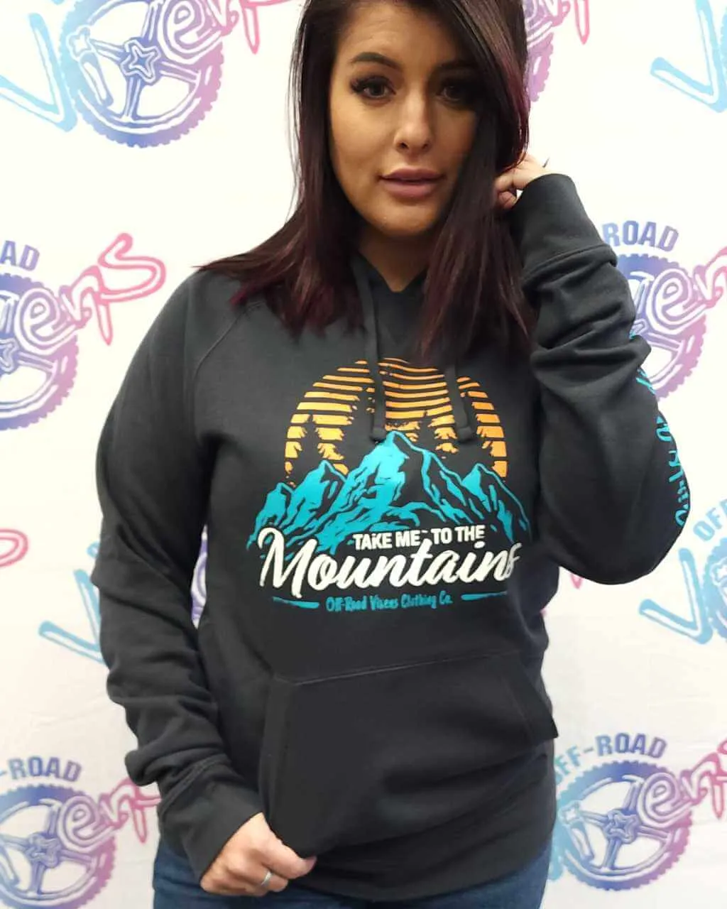 Mountain Time Unisex Pullover Hoodie - BB