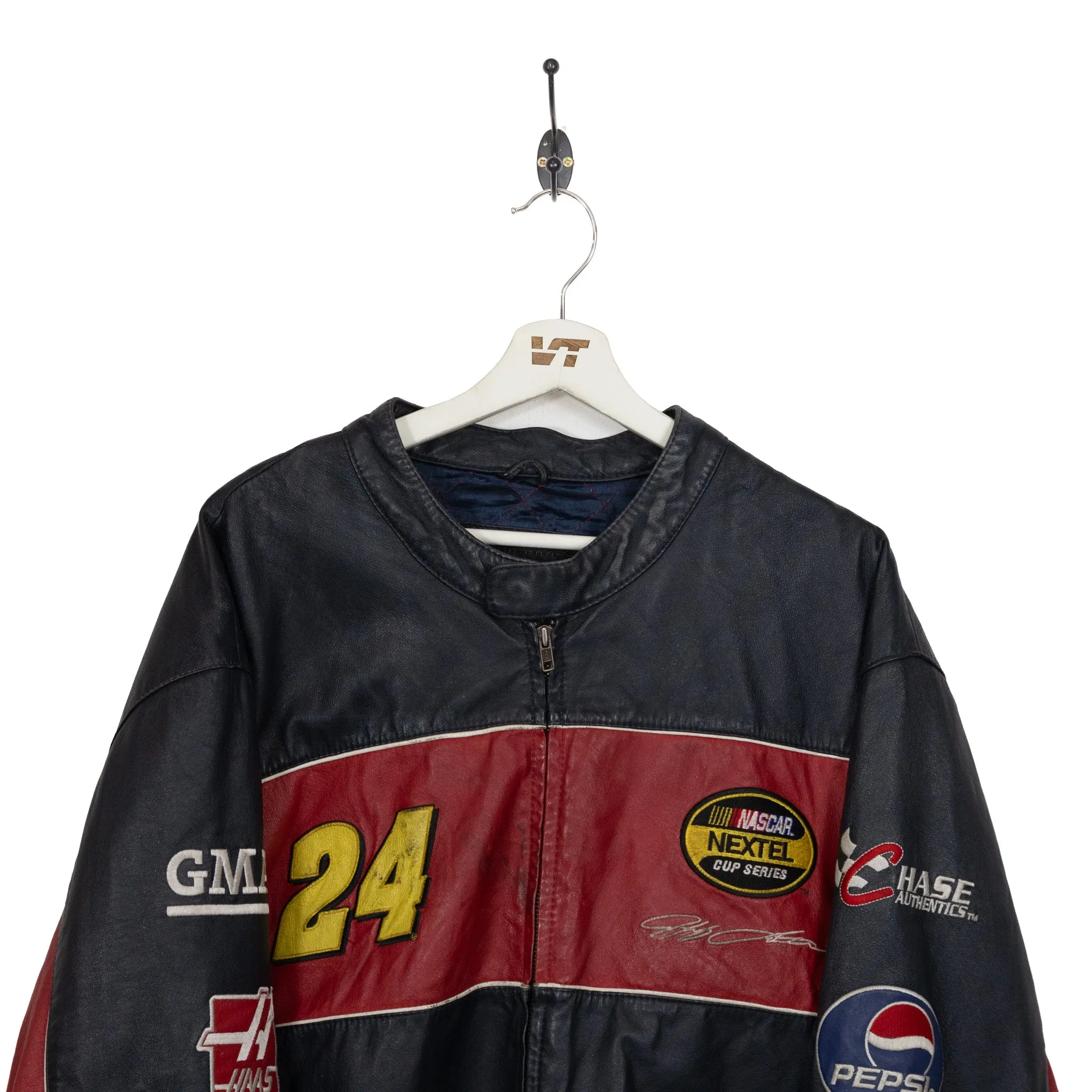 Nascar Jeff Gordon Cup Series Leather Racer Jacket