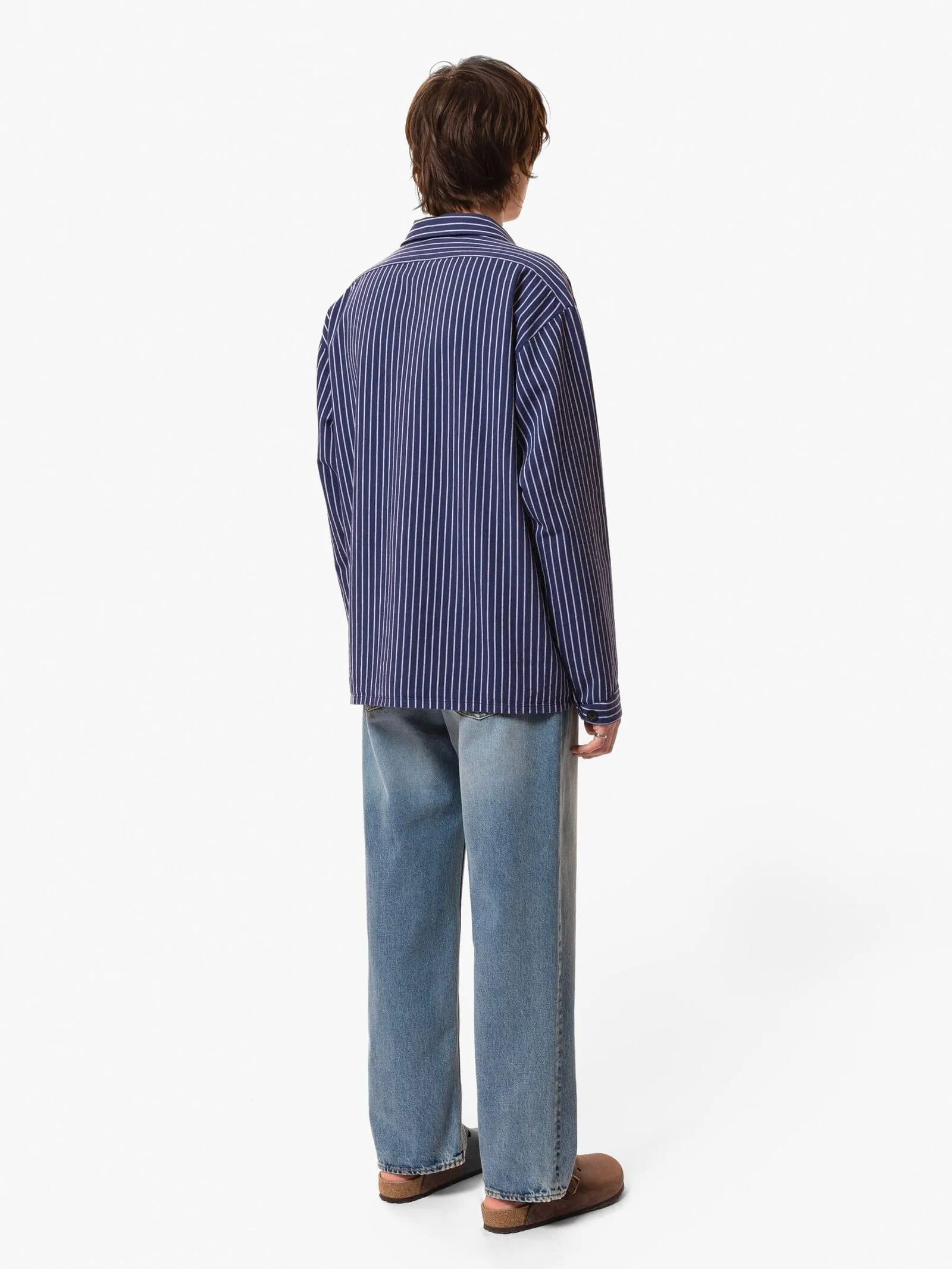 Nudie Jeans Co - Berra Striped Worker Shirt