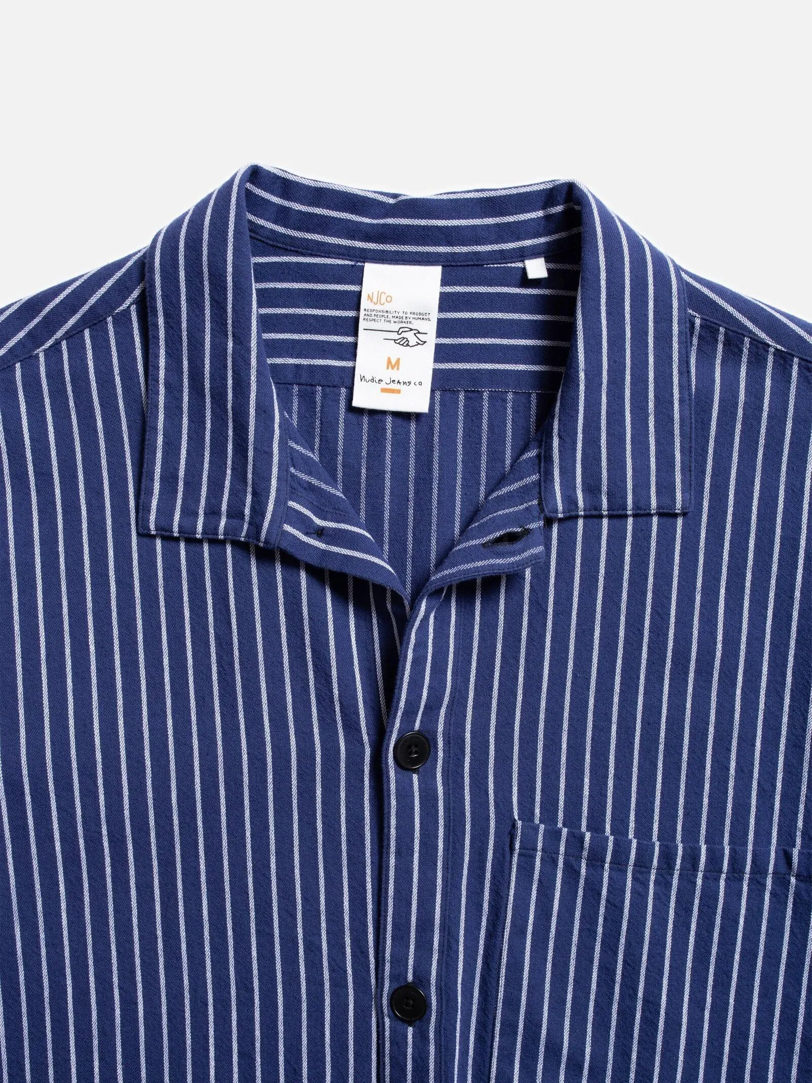 Nudie Jeans Co - Berra Striped Worker Shirt