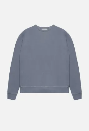 Oversized Crewneck Pullover / Navy