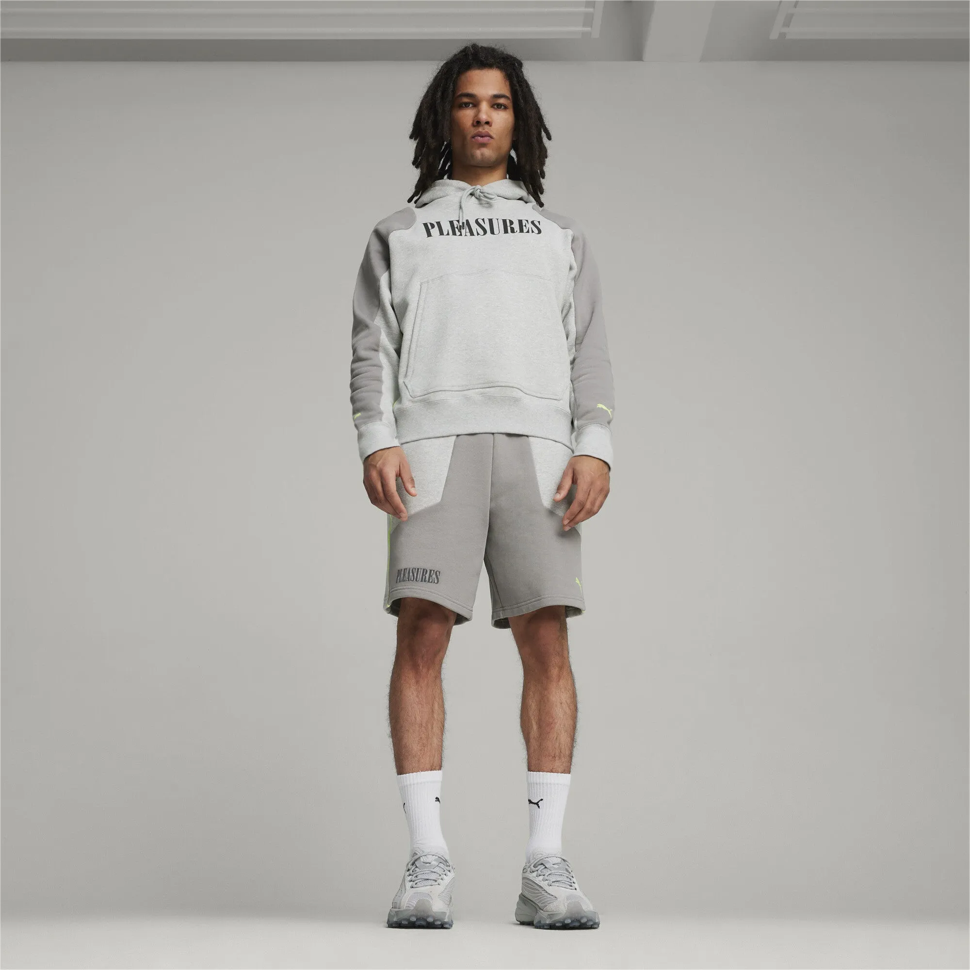 Pleasures X Puma Pullover Hoodie - Gray