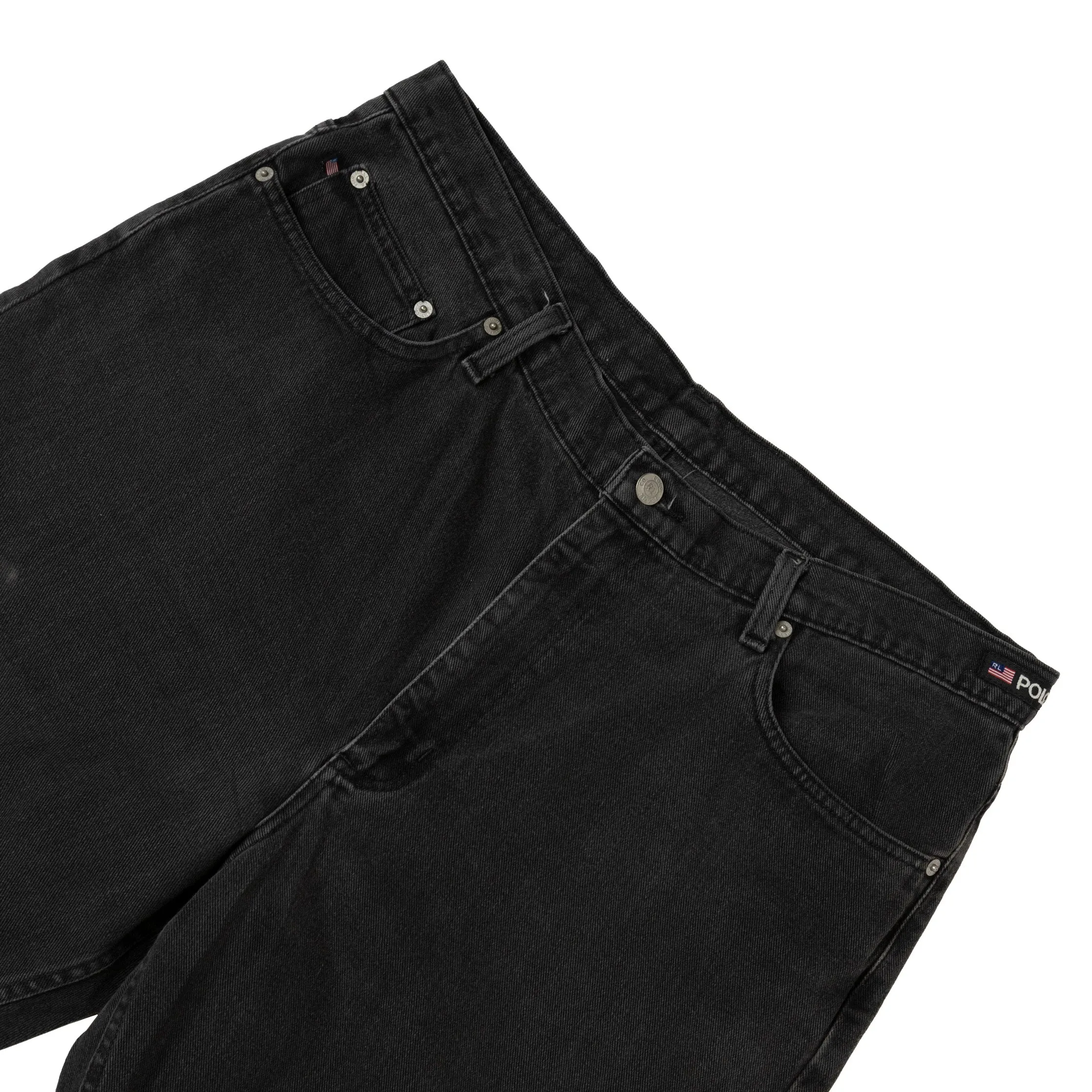 Polo Jeans Co. Black Wash Jorts