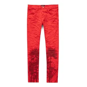 Purple Brand Dandelion Palms Molten Lava Jeans