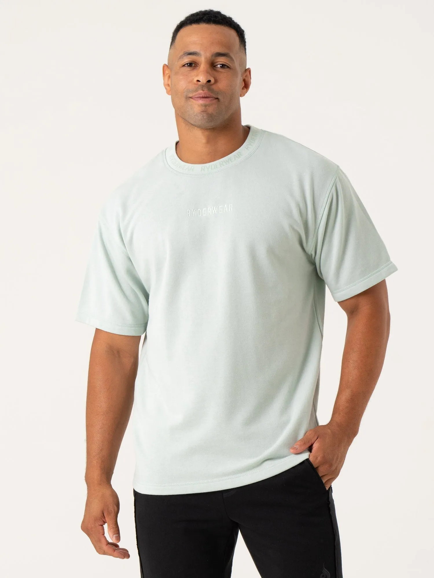 Pursuit Fleece T-Shirt - Spearmint