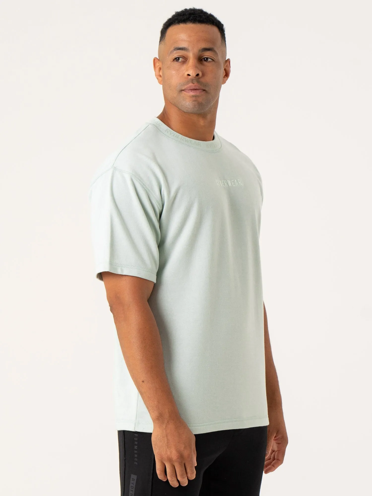 Pursuit Fleece T-Shirt - Spearmint