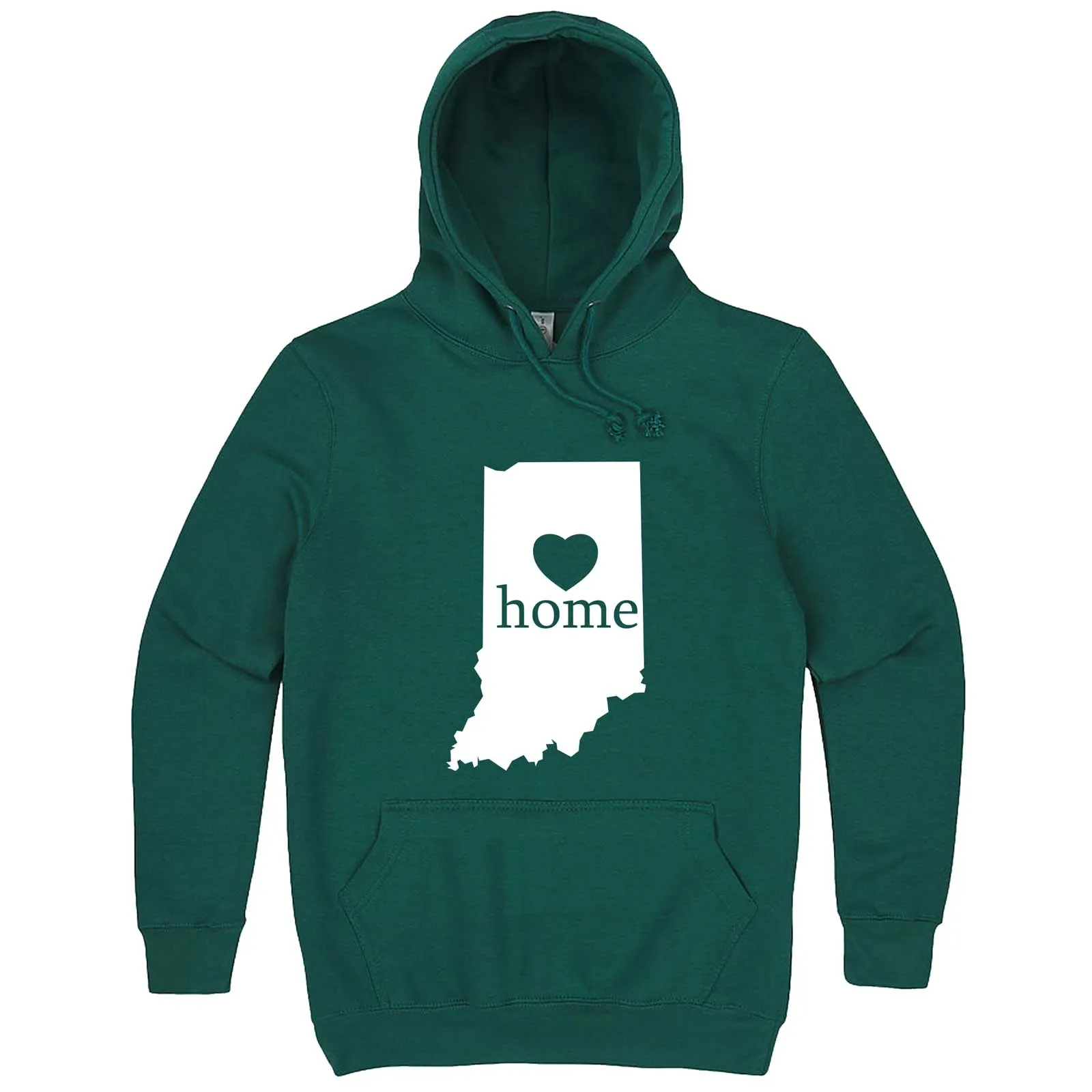 "Indiana Home State Pride, Pink" hoodie