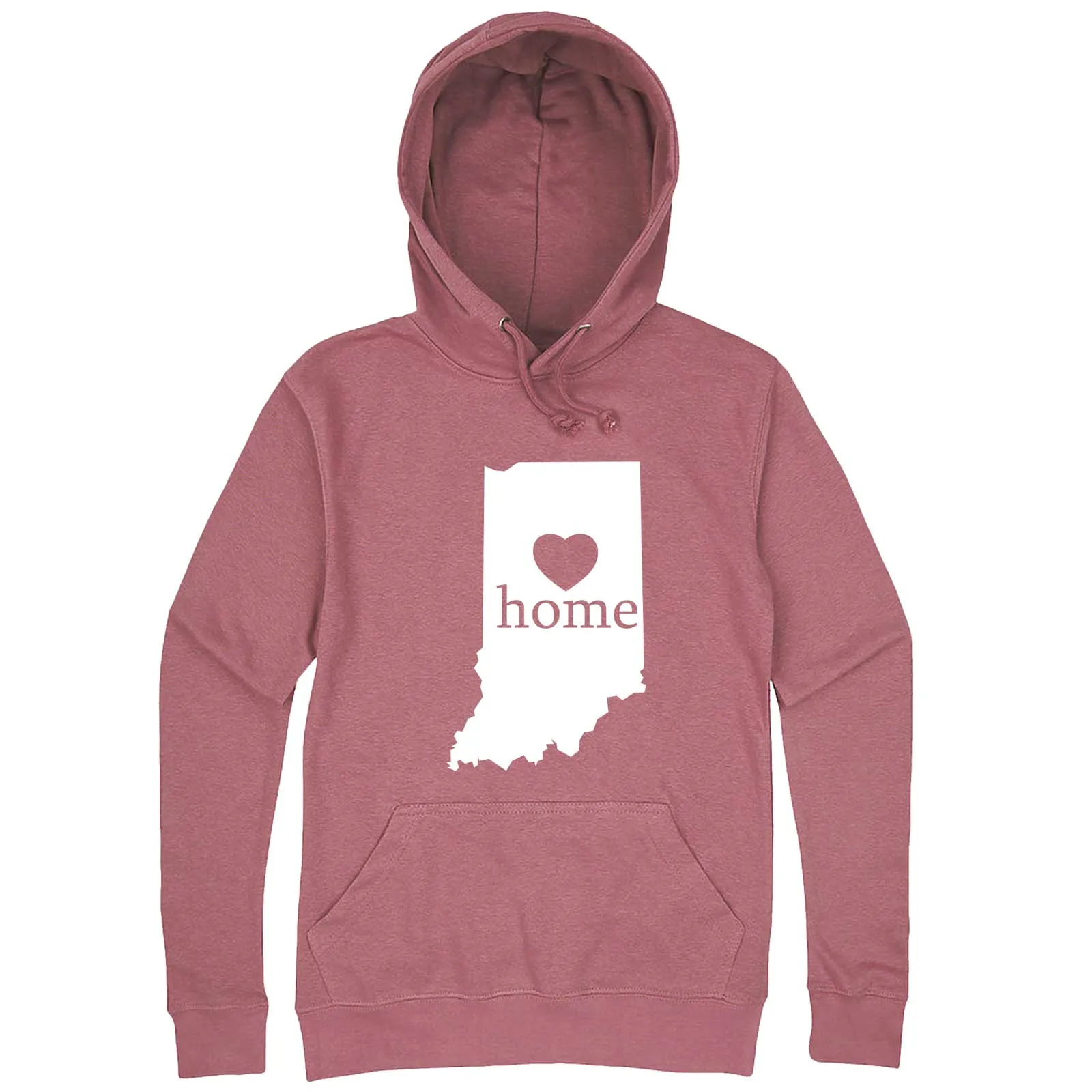 "Indiana Home State Pride, Pink" hoodie