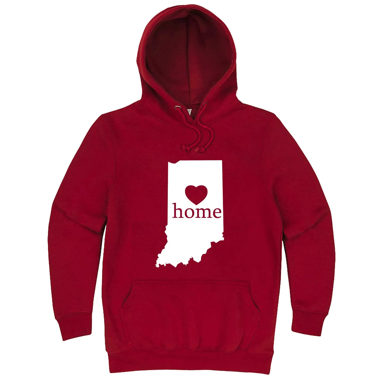 "Indiana Home State Pride, Pink" hoodie