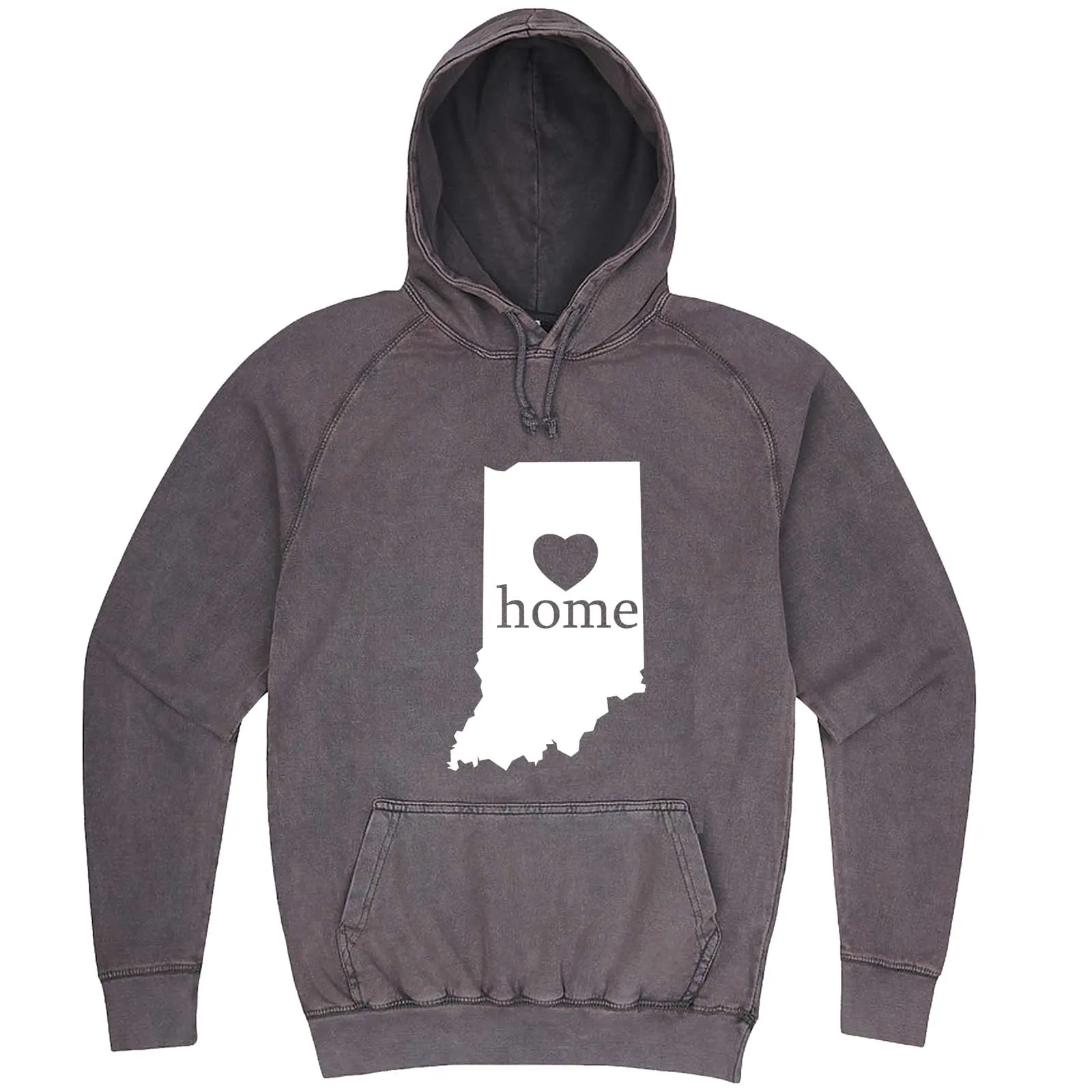 "Indiana Home State Pride, Pink" hoodie