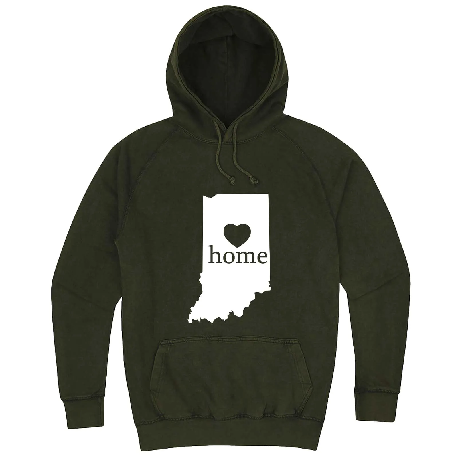 "Indiana Home State Pride, Pink" hoodie