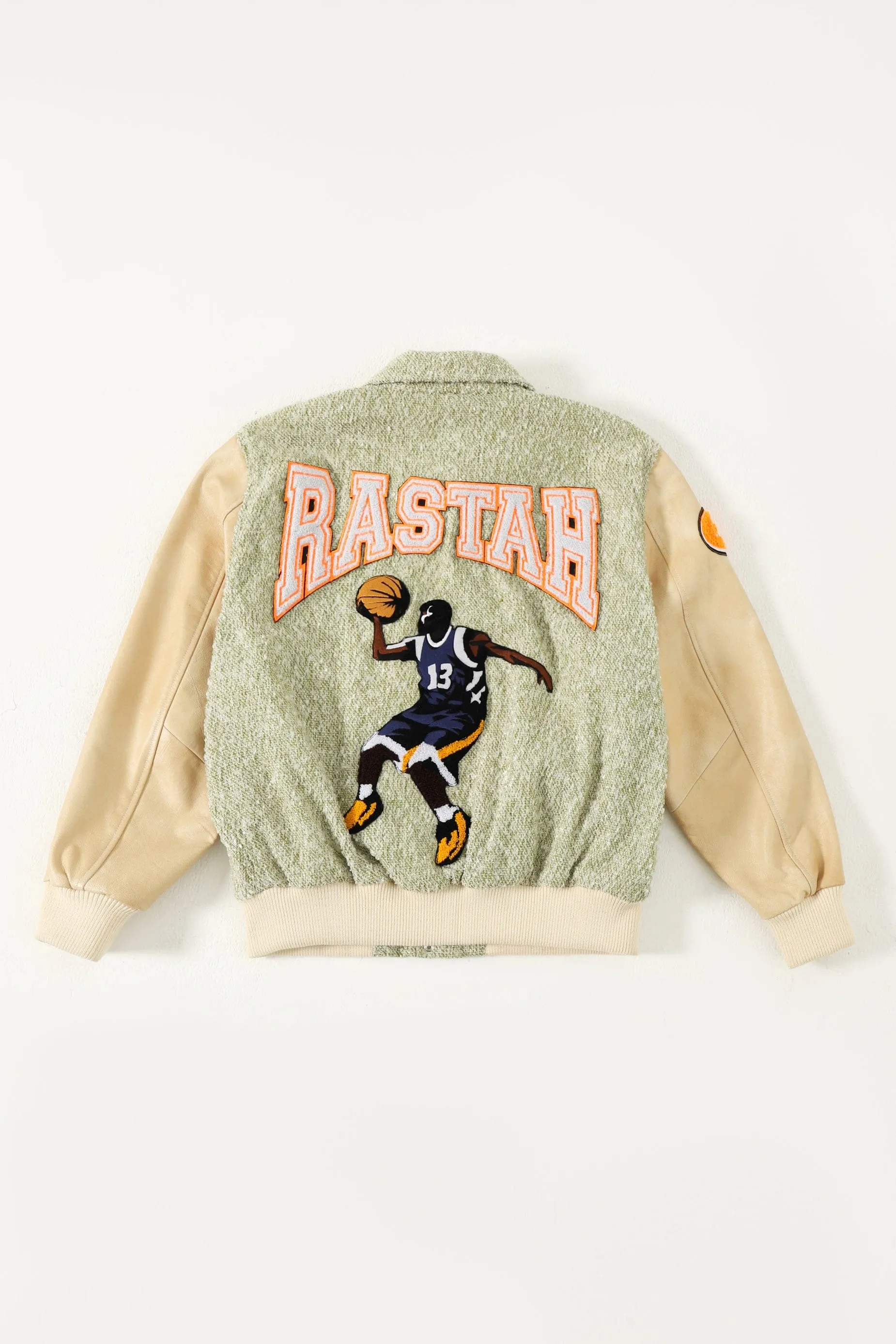 "RASTAH REBELS" VARSITY JACKET