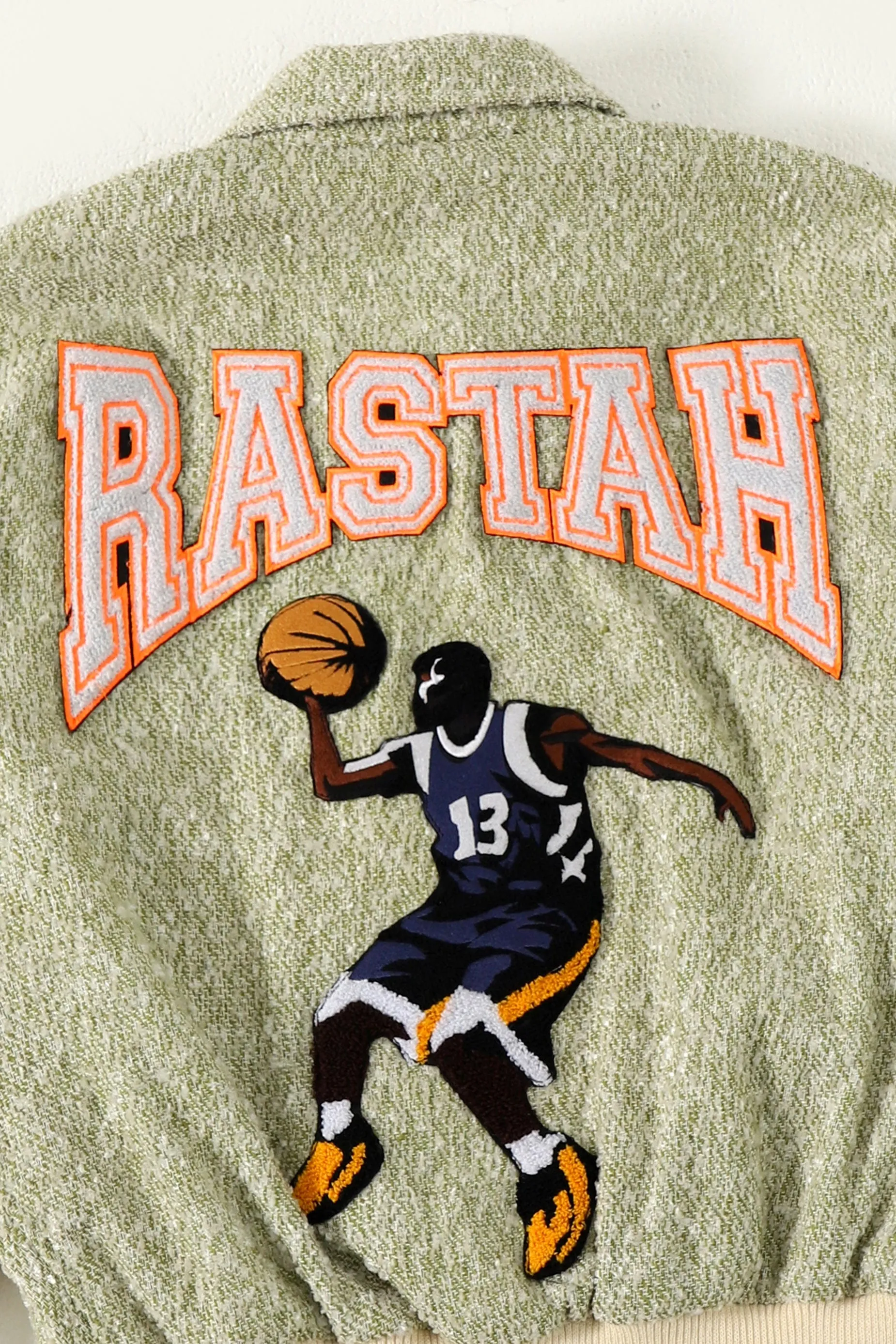 "RASTAH REBELS" VARSITY JACKET