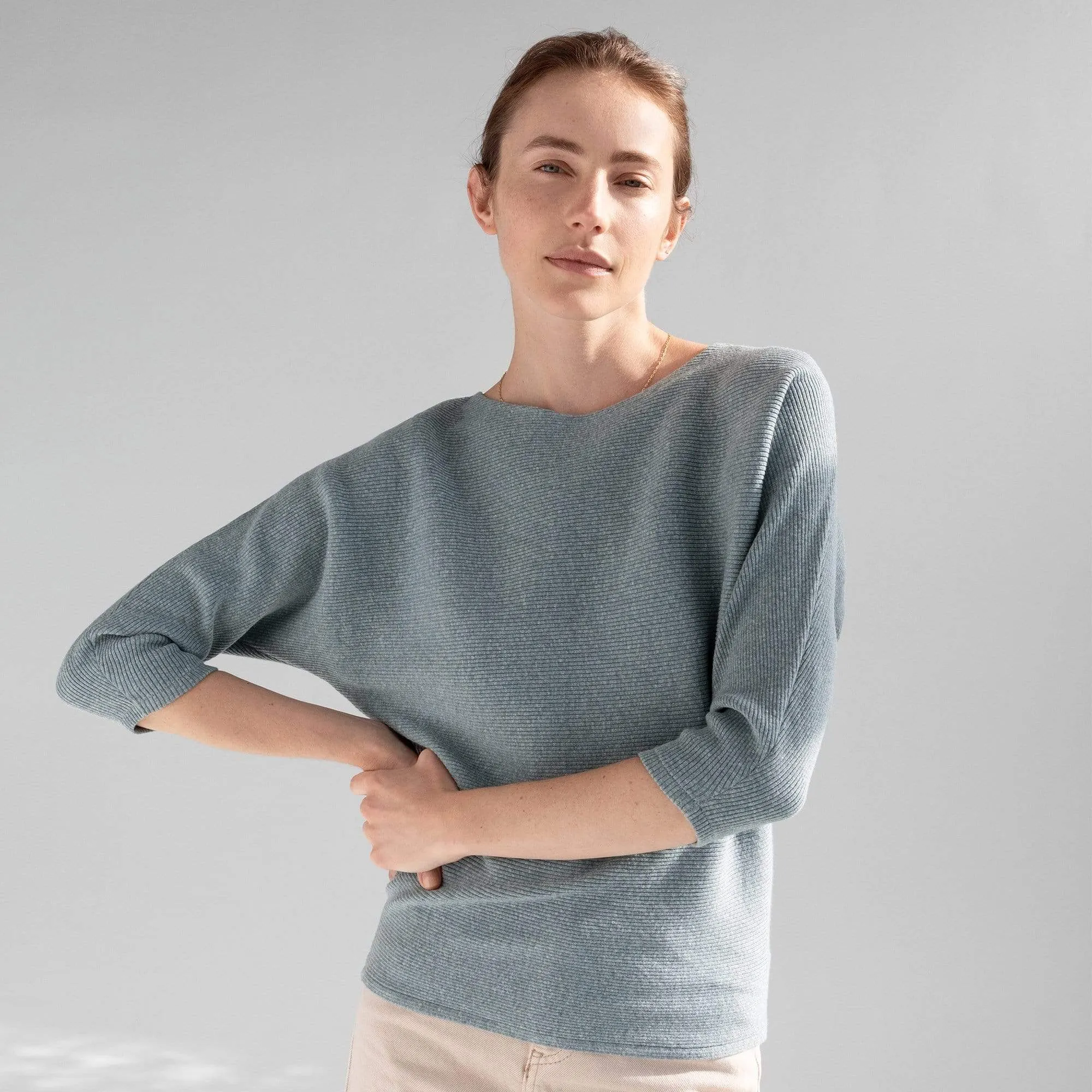 Ribbed Pullover