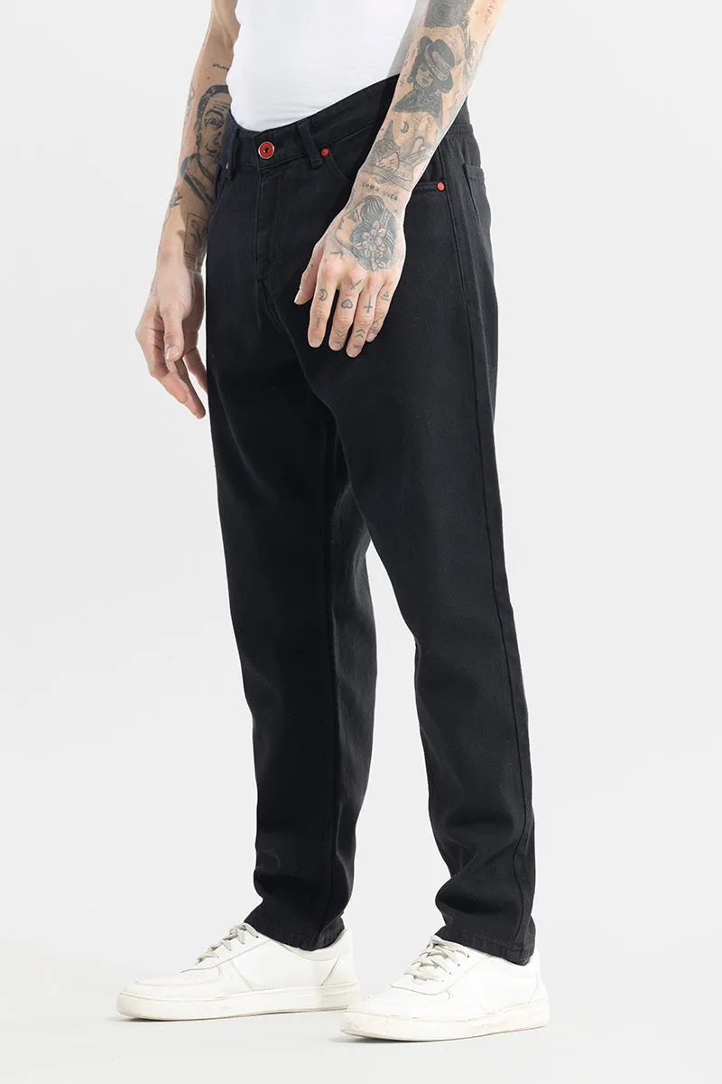 Riotous Black Baggy Fit Jeans