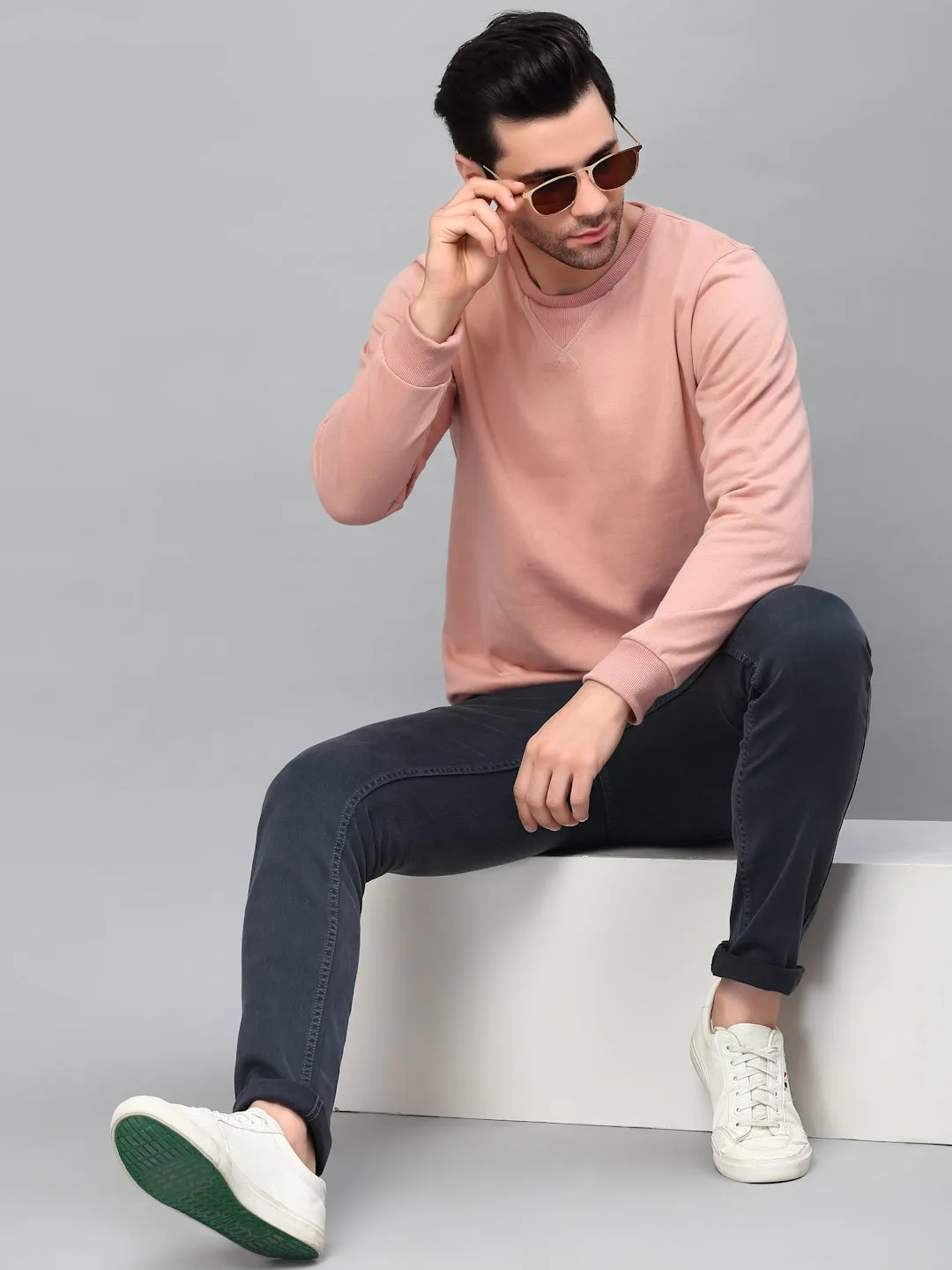 Round Neck Fleece Sweatshirt