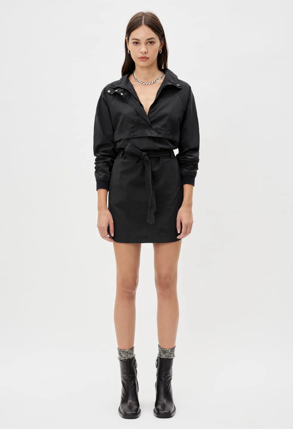 Sail Pullover Dress / Black