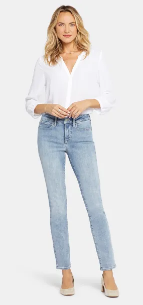 Sheri Slim Jeans Lichtblauw Premium Denim (Tall) | Haley