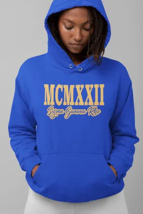 Sigma Gamma Rho 1922 Roman Hoodie