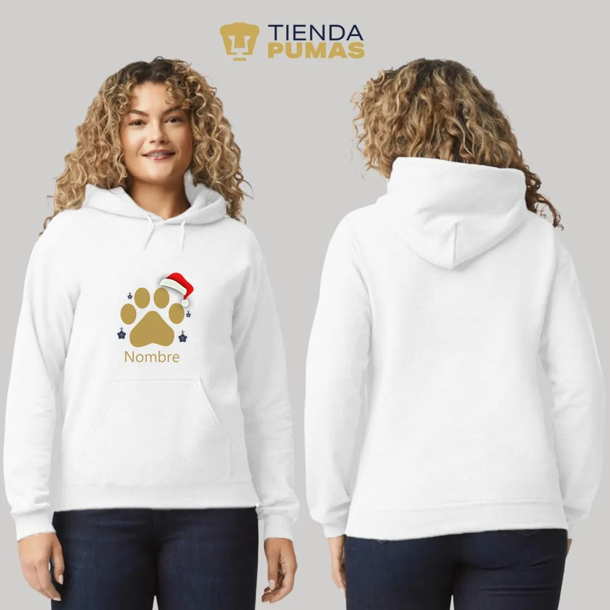 Sudadera Mujer Hoodie  Pumas UNAM Garra