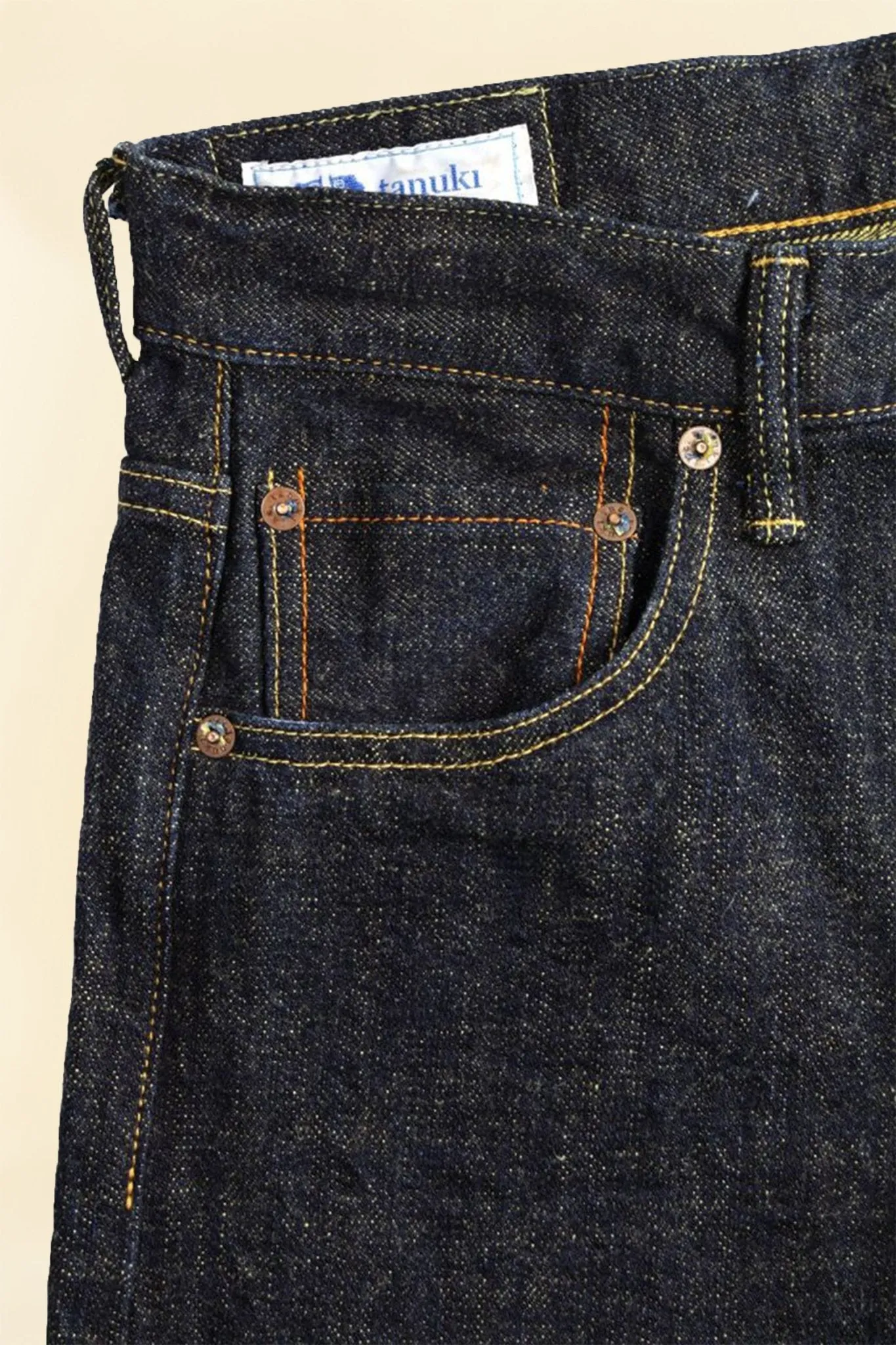 Tanuki 15oz "Soga" High Rise Tapered Selvedge Jeans