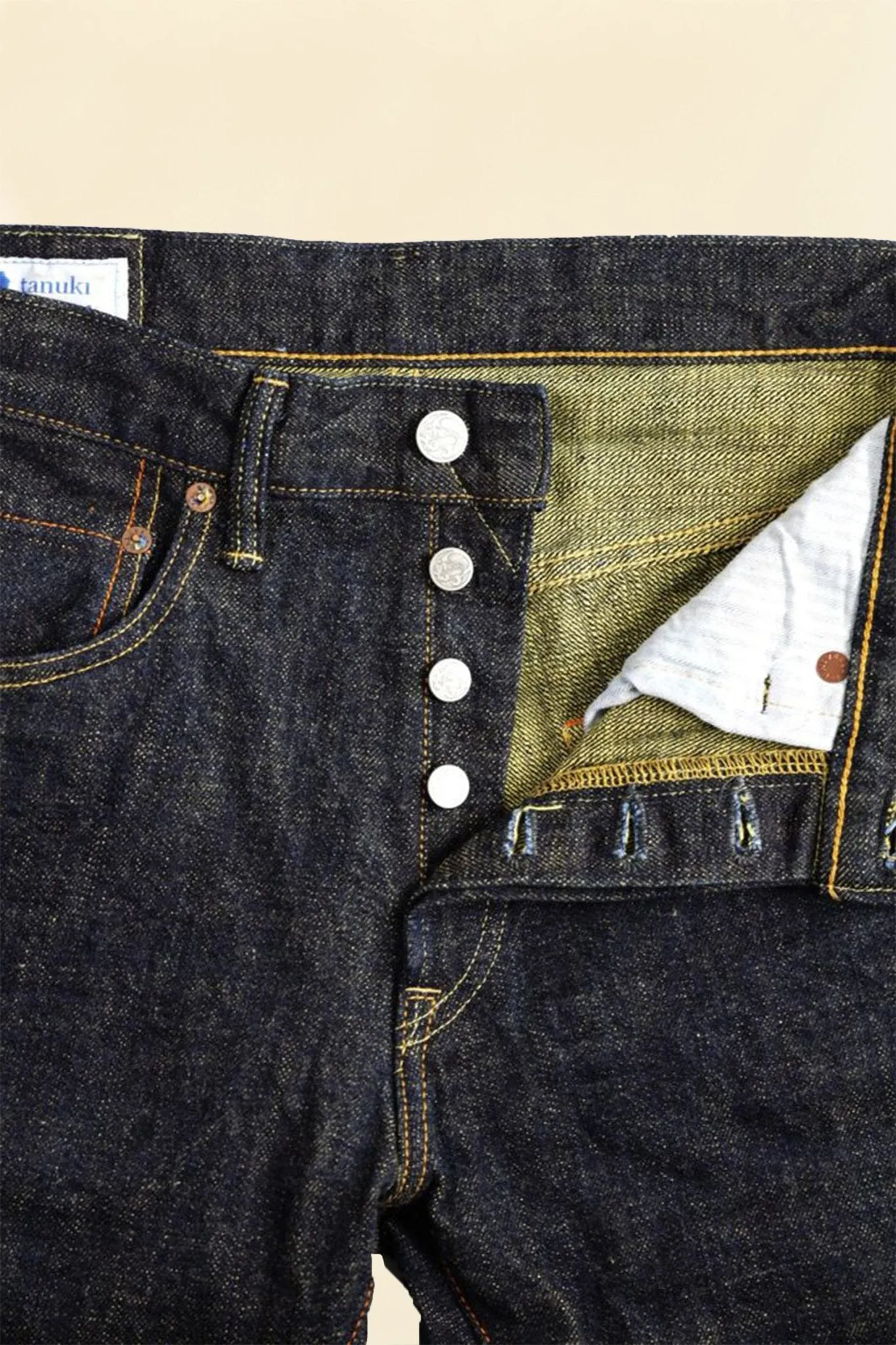 Tanuki 15oz "Soga" High Rise Tapered Selvedge Jeans