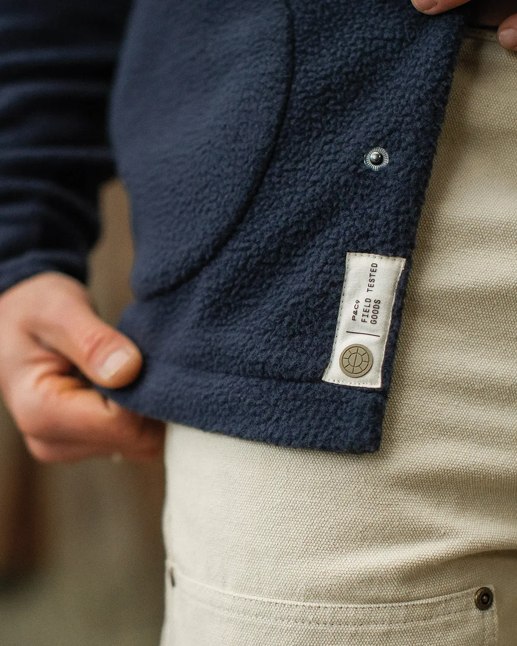 Tarn Fleece Overshirt - Navy