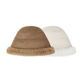 TARRAMARRA® Suede Fluffy Warm Bucket Hat